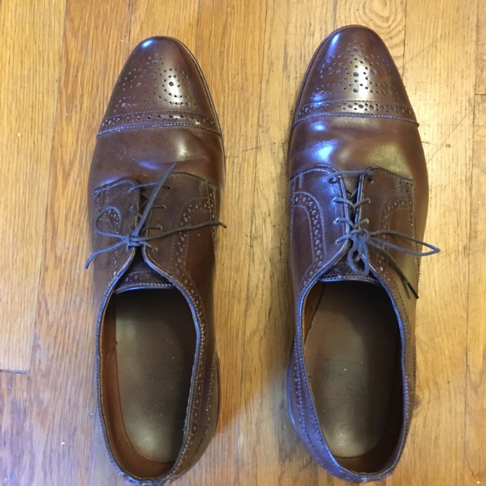 Allen Edmonds 6th Ave Cap Toe Derby  Brown 2010